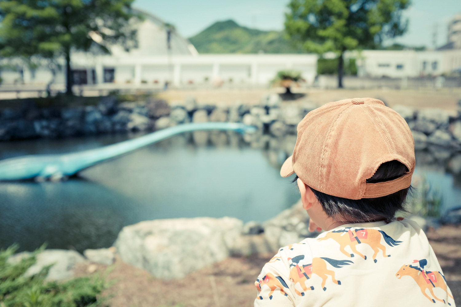 カブトガニ博物館横 笠岡の恐竜公園が無料なのに規模もすごくて楽しい 45house